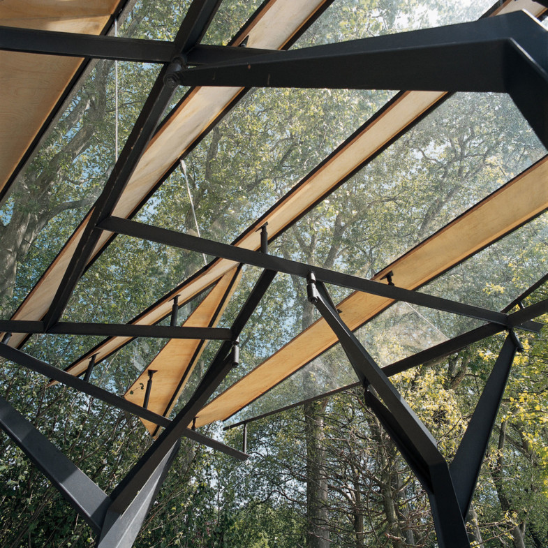 Sarah-Wigglesworth-Architects Chelsea-Flower-Show-Pavilion Detail Glass-Roof 1800