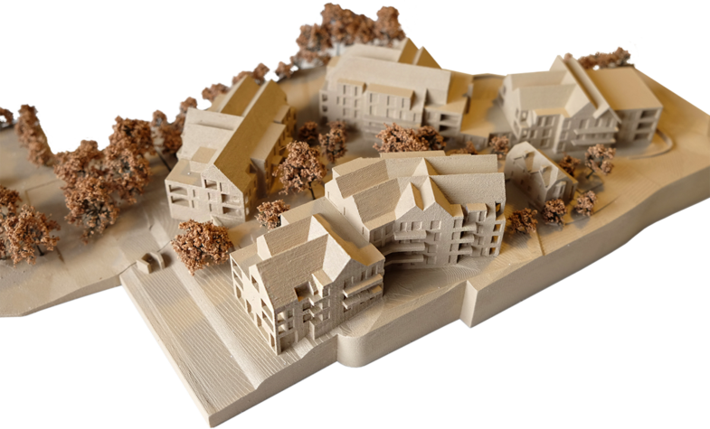 Sarah-Wigglesworth-Architects Sidmouth-Later-Living Plateau-Model 1800